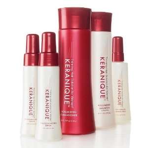    KERANIQUE™ 5 piece Deluxe Volumizing Hair Care System Beauty