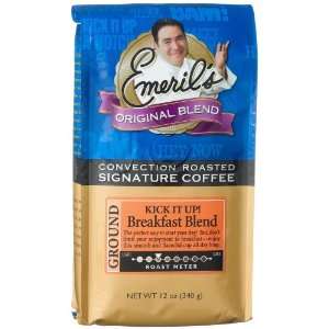 Emerils Original Blend Coffee, Kick It Up Breakfast Blend, Ground 