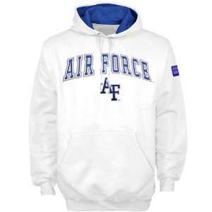  Air Force Falcons White Team Color Hoody Sweatshirt 