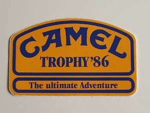 CAMEL TROPHY   ADVENTURE   1986 *** sticker  