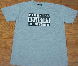 PARENTAL ADVISORY EXPLICIT CONTENT T Shirt M  