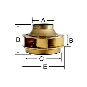  Circulating Pump Impeller   Brass Impeller For S45 Pump 3 
