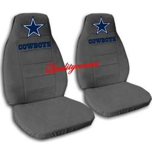  2 Charcoal Dallas seat covers for a 2007 to 2012 Chevrolet 