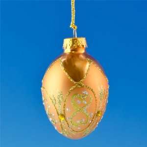  Faberge Egg Ornament, Christmas Egg Ornament, Hand Painted 