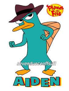 Undercover Platypus Agent P Phineas and Ferb T shirt  