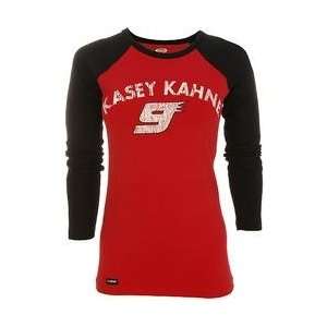  Kasey Kahne Ladies Long Sleeve Raglan   KASEY KAHNE Large: Sports
