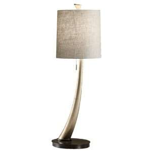 Murray Feiss 10083ESL 1 Light Table Lamp Ebonized Silver 