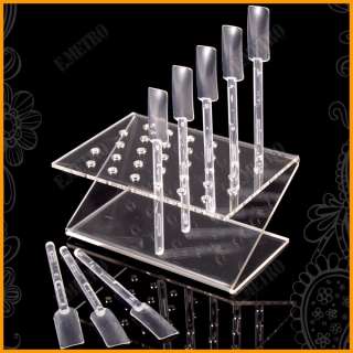 Professional 32 Tips Nail Art Practice Display Stand Manicure Tool 