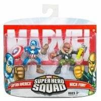 Marvel Super Hero Squad Ultimate Captain America & NK Fury