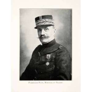  1926 Print Ferdinand Foch Marshall France Costume Portrait 