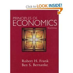    Principles of Economics (9780073230597): Robert H. Frank: Books