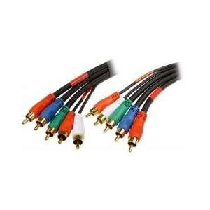  6 Component Video And Audio Cable  Black Musical 