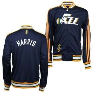  Utah Jazz Devin Harris Legend Jacket (Navy): Sports 