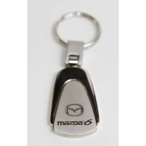 Mazda Mazda6 Chrome Teardrop Keychain Tear Drop Key Fob Ring Official 