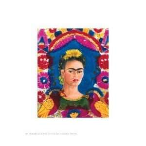   The Frame   Artist Frida Kahlo  Poster Size 14 X 11