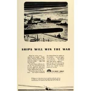 Ships Win World War II Okonite Navy Marines Wires Cables Passaic WWII 