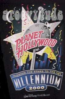 Planet Hollywood T Shirt Orlando WDW 2000 Millennium Tee Shirt LARGE G 