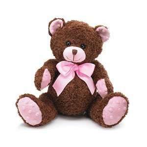  Pink & Brown Plush Teddy Bear 
