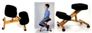 Jobri Classic Plus Visco Foam Wood Frame Kneeling Chair F1455 details