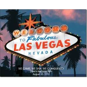  Personalized Las Vegas Tin Sign: Patio, Lawn & Garden
