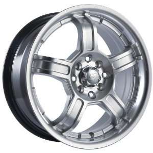  Sacchi S52 (252) (Hyper Silver w/ Machined Face & Lip) Wheels/Rims 