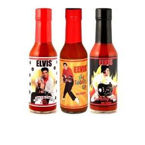  Elvis Hot Sauces 3 Pack Gift Set, 3/5oz. 