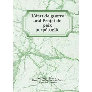   de Saint Pierre , Shirley Gale Patterson Jean Jacques Rousseau  Books