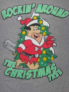   FRED Flintstone Christmas tree Vintage Retro New MENS 3XL Shirt  