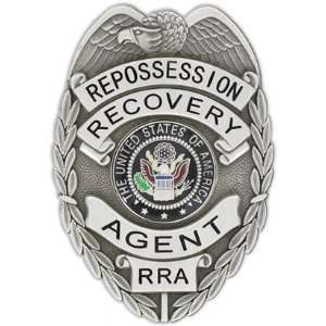  Repossession Recovery Agent Badge   GM 