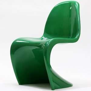  Verner Panton Style Chair in Green