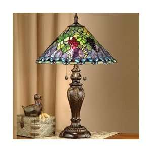  Dale Tiffany Pinot Noir Art Glass Table Lamp