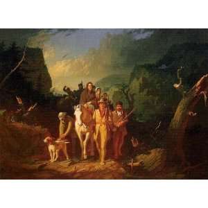   Emigration of Daniel Boone, By Bingham George Caleb 