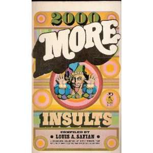  2000 MORE INSULTS (9780671812836): Books