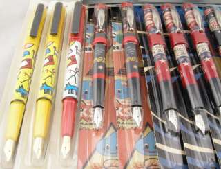12 Stypen (France) Colorful Fountain Pens   New  