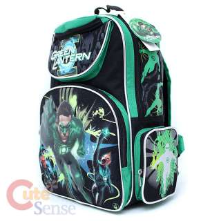 DC Comic Green Lantern School Backpack  16 Large Bag  