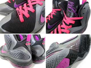 Item Name Nike Lebron 9 Miami Nights Cool Grey   Grape   Cherry 