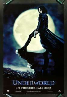 UNDERWORLD * VAMPIRE ORIGINAL ADV MOVIE POSTER DS 2003  