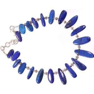  Lapis Lazuli Bracelet   Sterling Silver 
