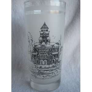  Gonzales County Courthouse commemorative glass tumbler 