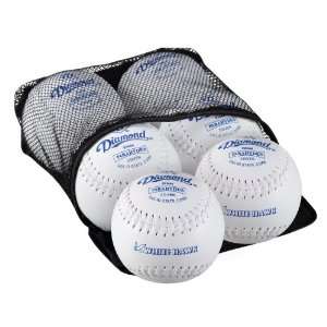 LLB 6 Pieces Official Baseballs in Mesh Bag (White 