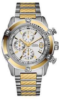 Nuevo reloj para hombres bicolor Guess U18507G1 Waterpro