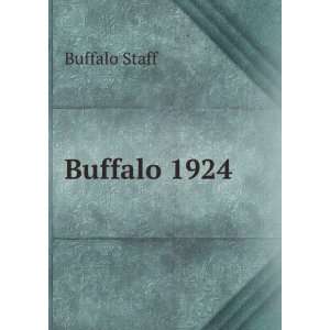  Buffalo 1924 Buffalo Staff Books