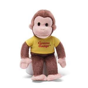    Classic Curious George in Yellow Shirt 8 by Gund Toys & Games
