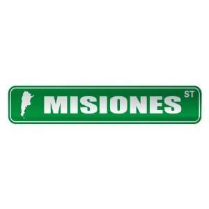   MISIONES ST  STREET SIGN CITY ARGENTINA