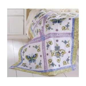  Bucilla Stamped Embroidery Quilt Blocks (15 X 15 Inches) 6 
