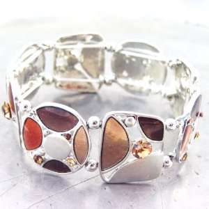  Bracelet french touch Arlequin brown. Jewelry