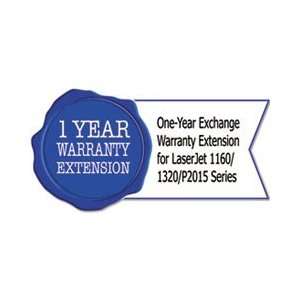 H5738PE One Year Exchange Warranty Extension for LaserJet 1160/1320/P2
