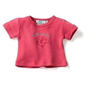 UV Protective My First Summer T Shirt   Hot Pink 6 Months
