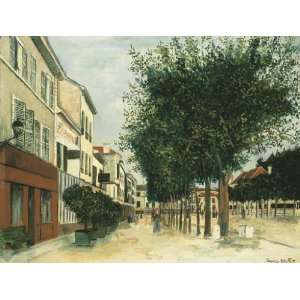   Oil Reproduction   Maurice Utrillo   32 x 24 inches   Village Square