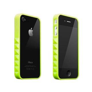 more. Glam Rocka Polymer Jelly Ring / Bumper Case for iPhone 4 (Neon 